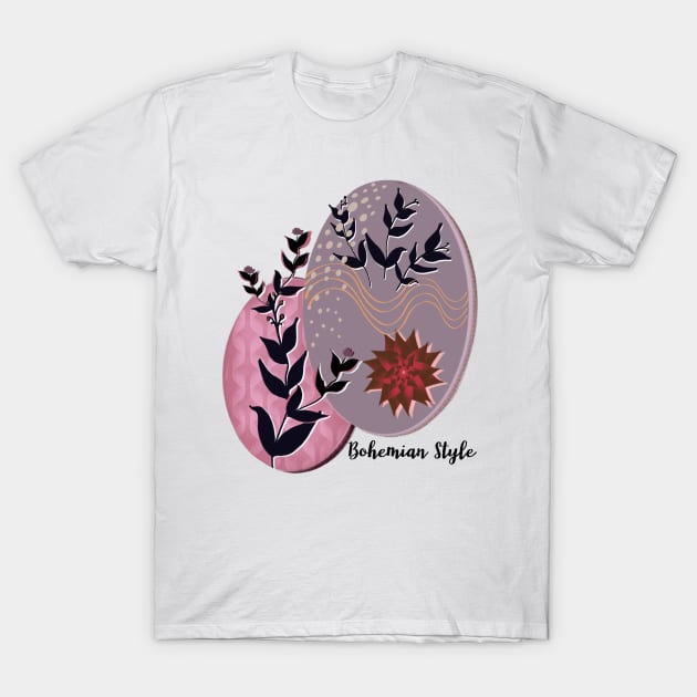 Bohemian style T-Shirt by Almanzart